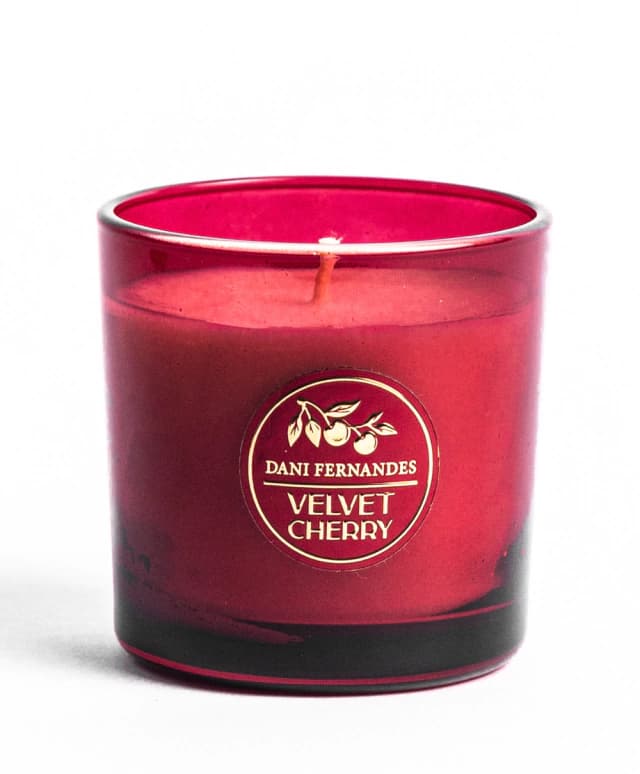 Vela Perfumada Velvet Cherry 800g | Dani Fernandes